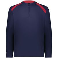 navy / red