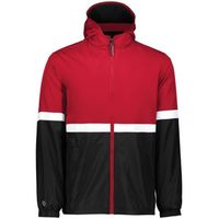 scarlet / black / white