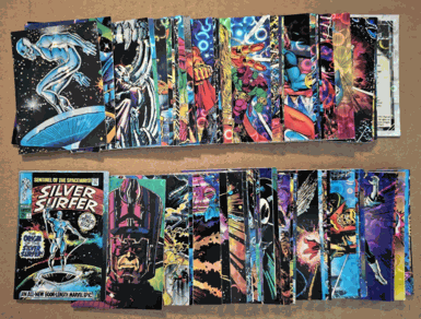 Silver Surfer Prism Foil (72) Card Complete Set