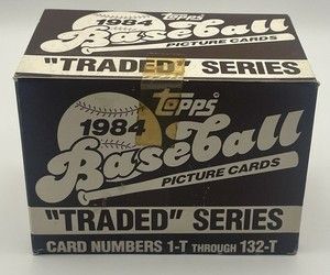 1984 Topps Traded Baseball Card Set