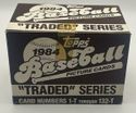 1984 Topps Traded Baseball Card Set