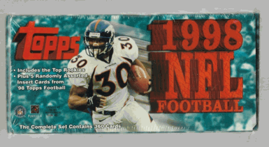 1998 Topps Football Card Factory Sealed Set