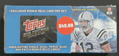 2015 Topps Football Card Factory Sealed Set