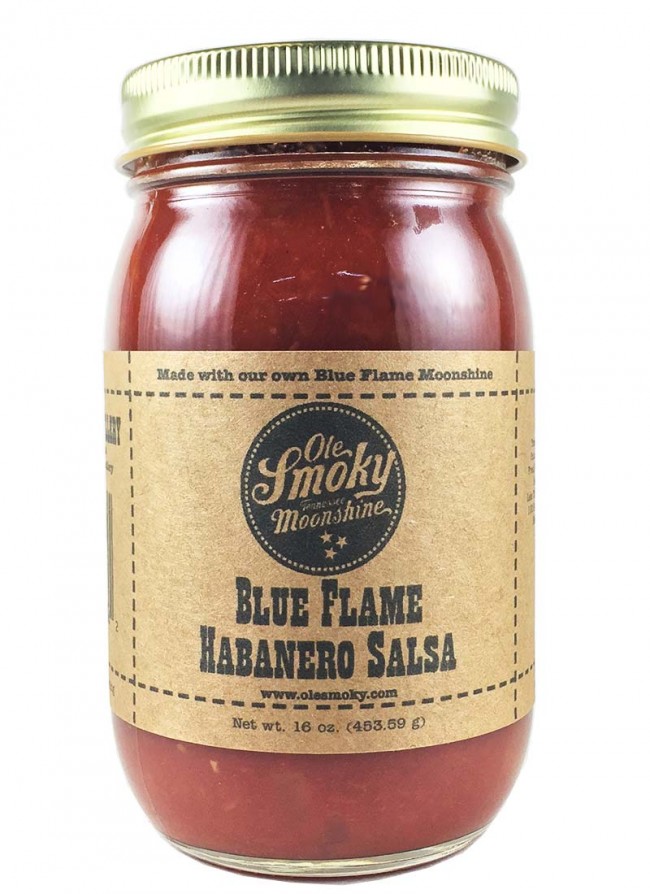 Ole Smoky Moonshine Blue Flame Habanero Salsa, 16oz.