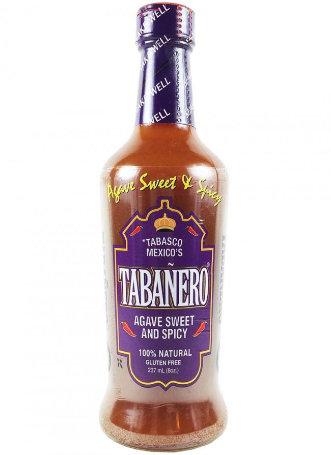 Tabanero Agave Sweet and Spicy Hot Sauce, 8oz.
