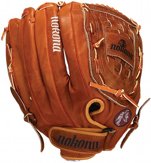 12.5 Inch Nokona Buckaroo BS1250C Pitcher/Infield Softball Glove New