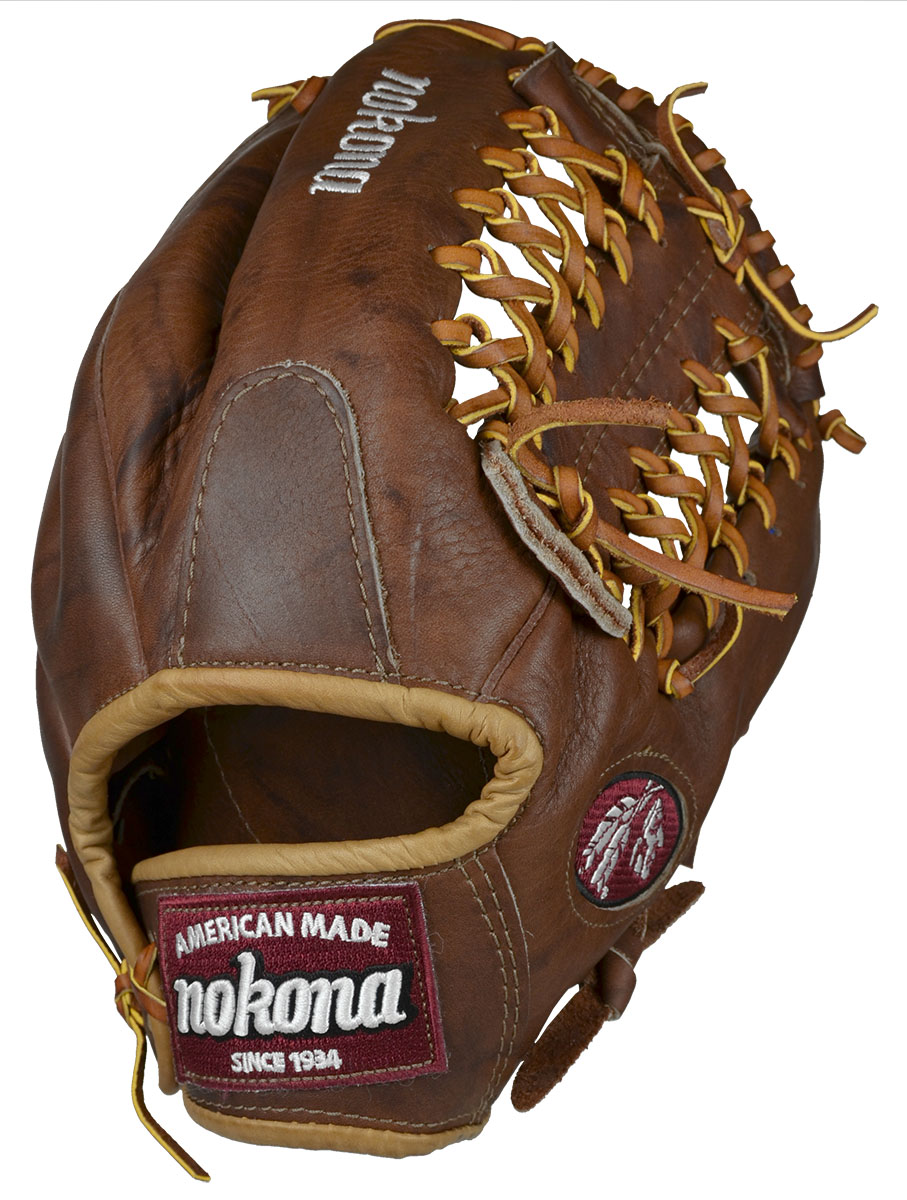 12.75 Inch Nokona Custom Walnut WB1275MC Outfield Baseball Glove