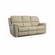 HT Media Grayson Zero Gravity Power Reclining Sofa in Leather Beige