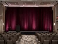 HT Design DeLux 133-156 inch Wide Unlined Commercial Drapes