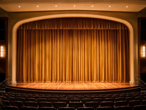 HT Design DeLux 229-248 inch Wide Unlined Commercial Drapes