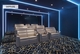 Concert Hall Home Theater Carpet Sapphire in Room