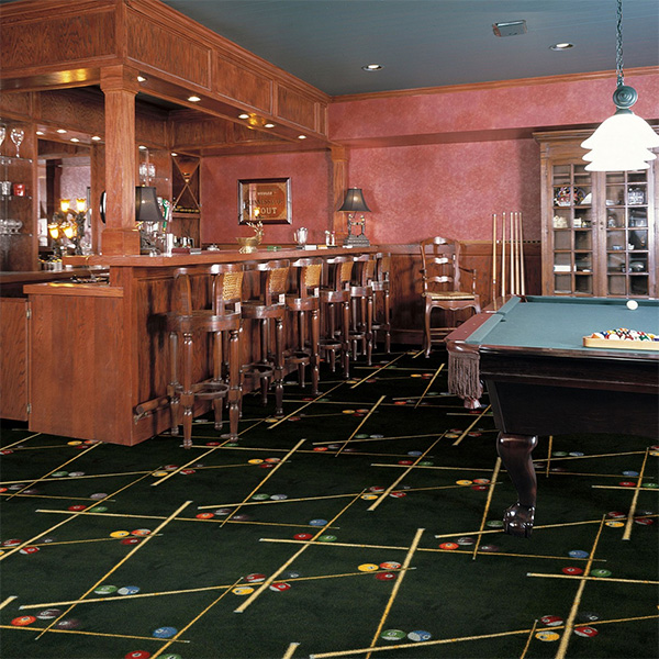 Eight Ball Pool Room Carpet