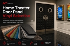 HT Design Home Theater Door Panel Vinyl Samples
