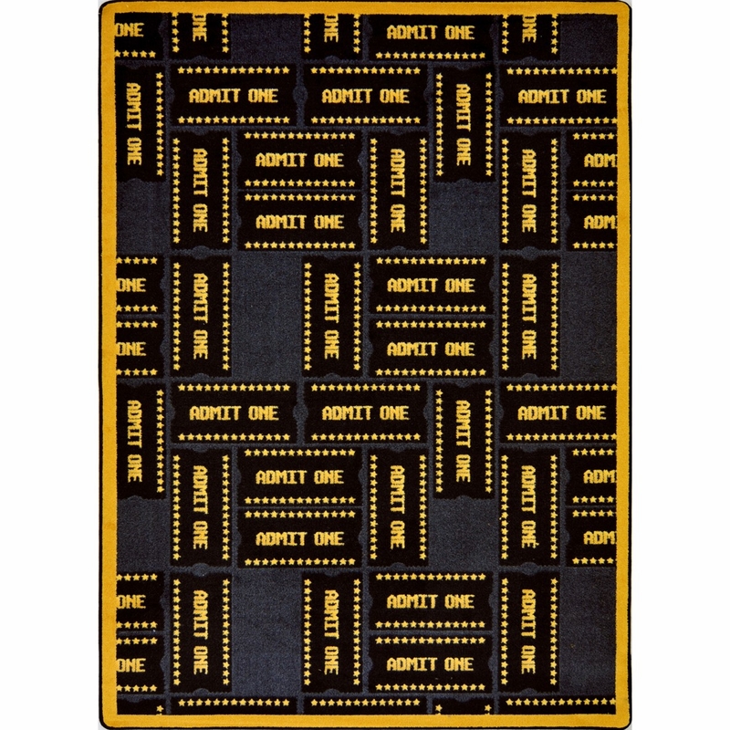 Ticket Home Theater Area Rug
