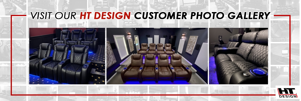 View Our HT Design Home Theater Seating Customer Photo Gallery