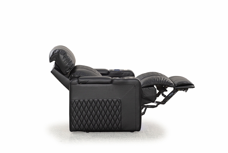 HT Design Sheridan Home Theater Seating with Power Recline, Power ...