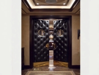 HT Design Tacked Button Home Theater Door