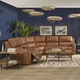 HT Media Grayson 6pc Zero Gravity Power Reclining Sectional Configuration Left Side Console