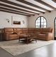 HT Media Grayson 7pc Zero Gravity Power Reclining Sectional Configuration Double Consoles