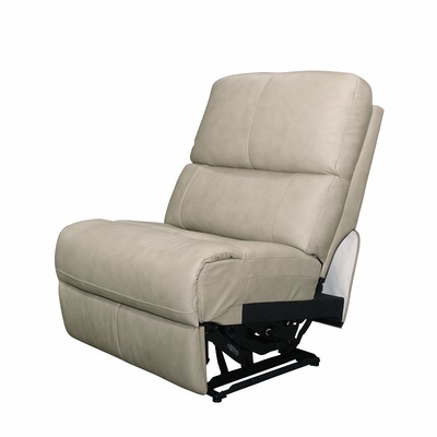 HT Media Grayson Zero Gravity Armless Power Leather Recliner w/ Power Headrest, Lumbar, & USB Port