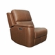 HT Media Grayson Zero Gravity LAF Power Leather Recliner in Leather Caramel