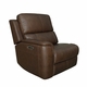 HT Media Grayson Zero Gravity LAF Power Leather Recliner in Leather Umber