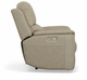 HT Media Grayson Zero Gravity Power Recliner in Leather Beige