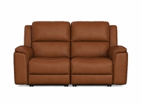 HT Media Grayson Zero Gravity Power Reclining Loveseat w/Power Headrests & Lumbar, USB