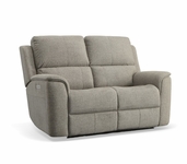 HT Media Grayson Zero Gravity Power Reclining Loveseat w/ Power Headrests, Lumbar, & USB Port