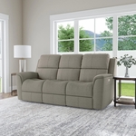 HT Media Grayson Zero Gravity Power Reclining Sofa w/ Power Headrests, Lumbar, & USB Port