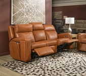 HT Media Rowan Zero Gravity Power Reclining Sofa w/ Power Headrests & Lumbar, USB, Hidden Pop-Out Cupholders