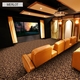 Mansion Home Theater Carpet Merlot in Room