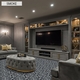 Mansion Home Theater Carpet Smoke in Room