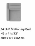 Palliser Keoni LHF Stationary End
