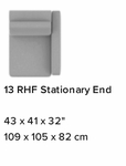 Palliser Keoni RHF Stationary End