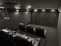 HT Design Lux 109-132 Inch Wide Unlined Superior Home Theater Drapes
