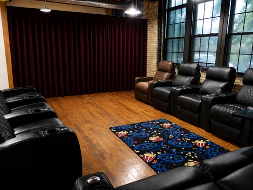 HT Design Lux 61-84 Inch Wide Unlined Home Theater Drape