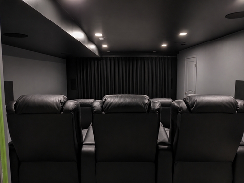 HT Design Lux 85-108 Inch Wide Unlined Home Theater Drape