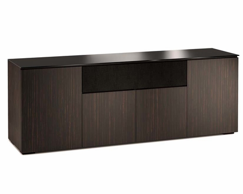 Salamander Designs Manhattan Maro Ebony Quad 345 AV Cabinet w/Glass Top