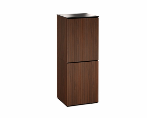 Salamander Designs Manhattan Medium Walnut Single 617 AV Cabinet w/Glass Top