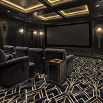 Twilight Gold Home Theater Carpet