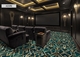 Twilight Gold Home Theater Carpet Azure