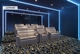 Twilight Gold Home Theater Carpet Sapphire in Room
