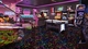 Whimsical Fluorescent Carpeting in Room