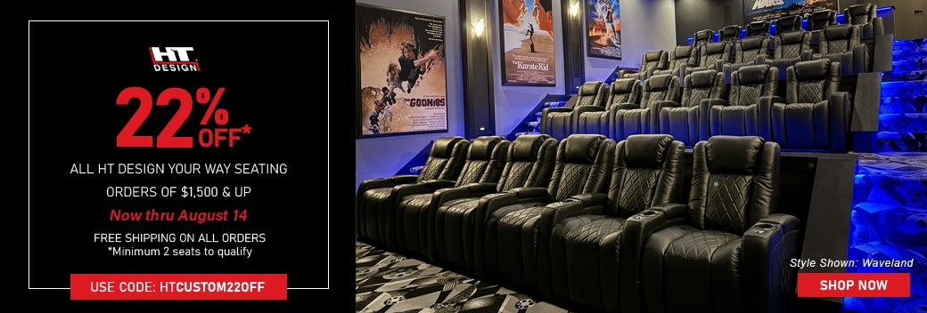 Shop HTDesign Your Way Custom Theater Seating