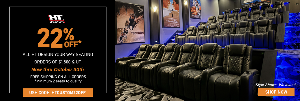 Shop HTDesign Your Way Custom Theater Seating
