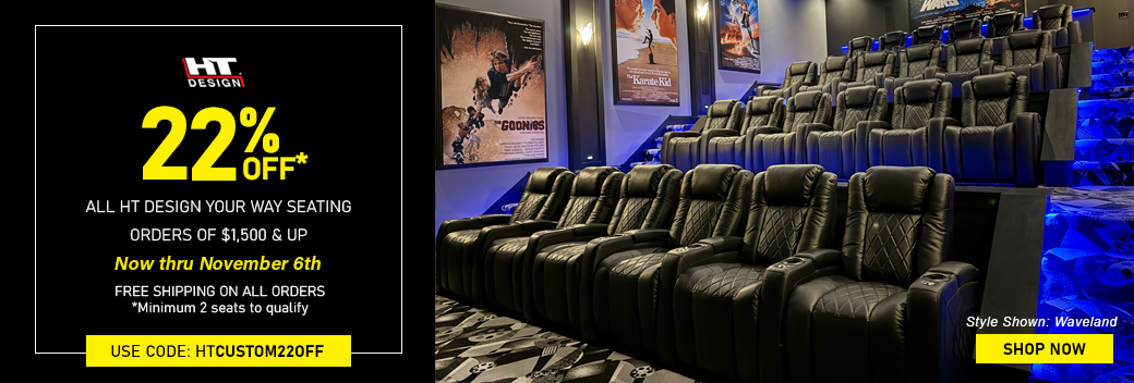 Shop HTDesign Your Way Custom Theater Seating