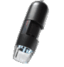 Dino-Lite Premier AD4112NT Portable Handheld Digital Microscope/Camera, 640 x 480 Pixels - 10~50x & 200X, 8 LED with On/Off Button, AV / TV (NTSC) Output