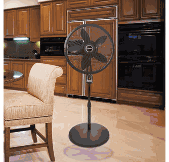 Lasko 1843 18 Adjustable Cyclone Pedestal Fan w/ 3 Speeds, Oscillation,  Tilt, Multi-Function Remote Control, No-Tool Assembly u0026 Adjustable Height  Up to 54
