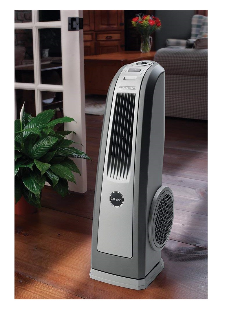 Lasko 4924 3-Speed 20 inch Ultra Quiet Space-Saving HVB Oscillating High  Velocity Blower Town Fan with Adjustable louvers u0026 Easy Grip Handle